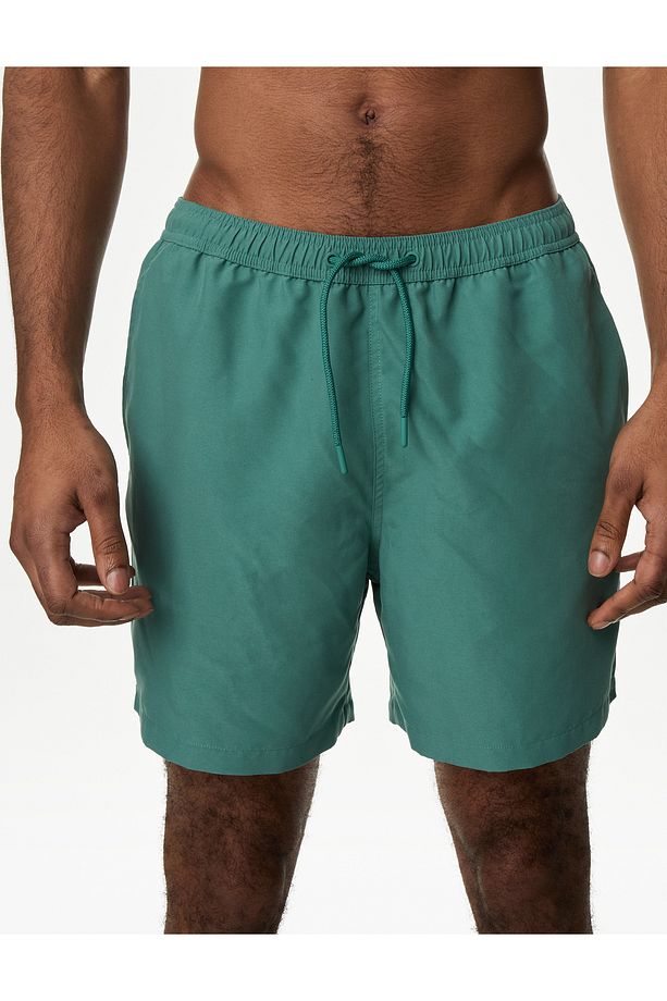 Regular Fit Quick Dry Deniz Şortu - 2