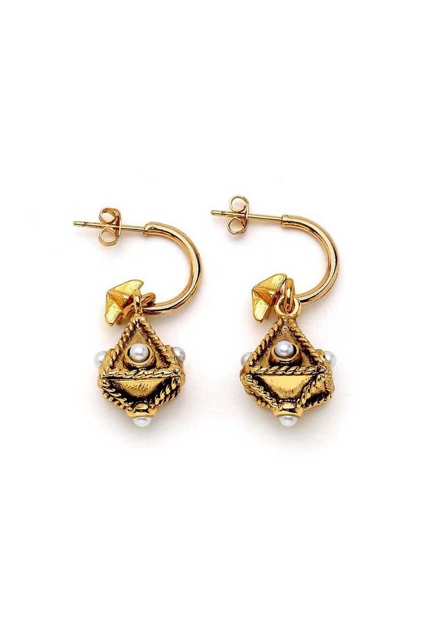 Satya Inci Charm Iğneli Küpe - 2