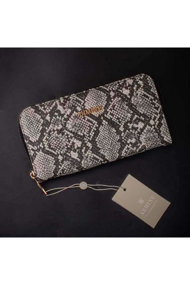 C 05 محفظة سوداء بنمط الأفعى - 2