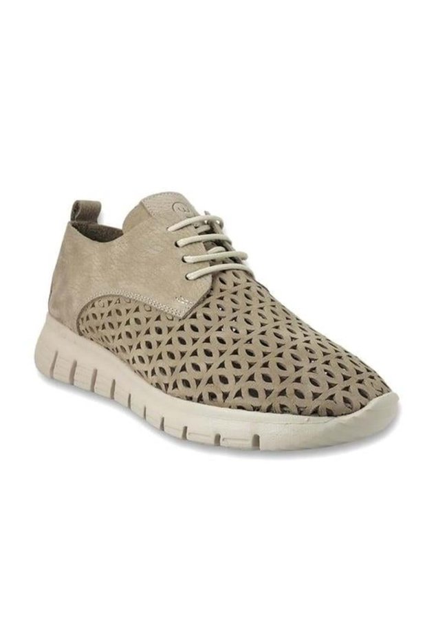 3895 Genuine Leather Casual Women's Shoes-Mink