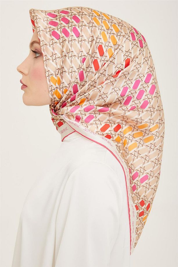 32 Twill Ipek Eşarp 9144d - 3
