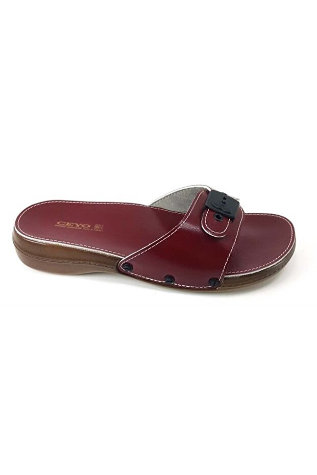 6500-Minelli Terlik-Kırmızı - 2