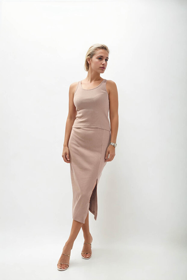 Kalın Askılı Bluz - 2