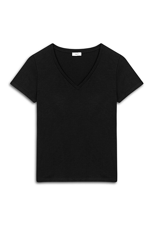 V YAKA BASIC TİŞÖRT - 3