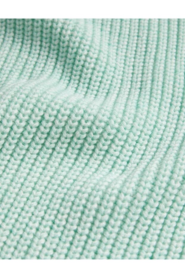 Desenli Örme Atkı - 2