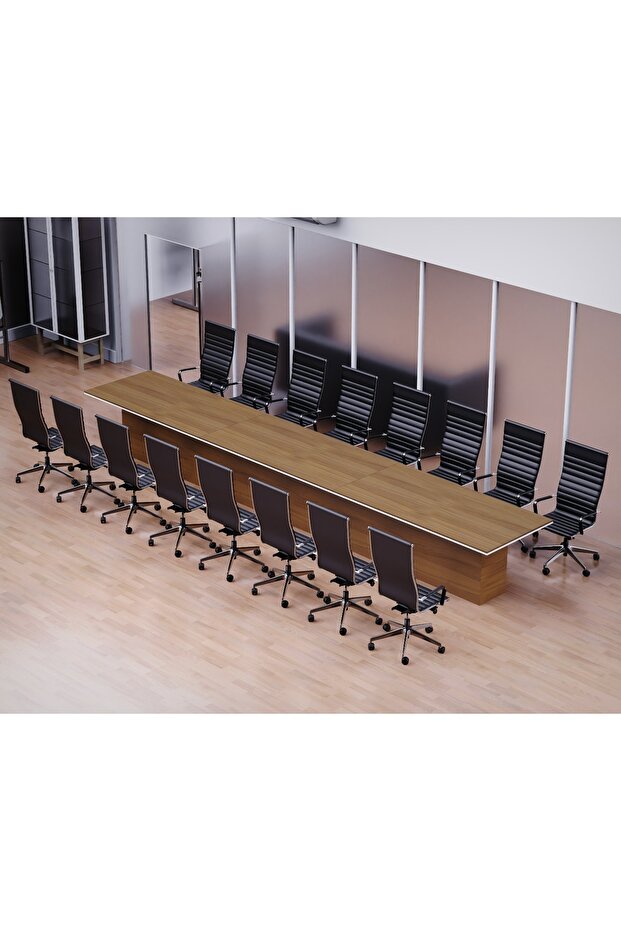 Ultra-Desgined Conference Table for Office, Meeting Table, Room Table-Natural Dijon Walnut, 600CM