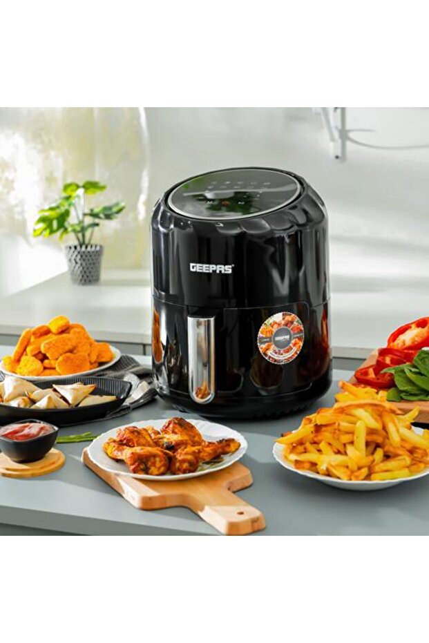 3.5l Digital Air Fryer With Vortex Air Frying Technology| 8 Preset Programs Gaf37512 - 3