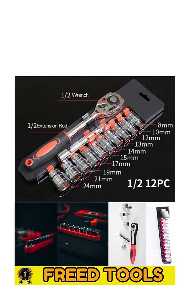 12 Parça Kaliteli 1/2 Cırcır Lokma Seti Standlı - 4