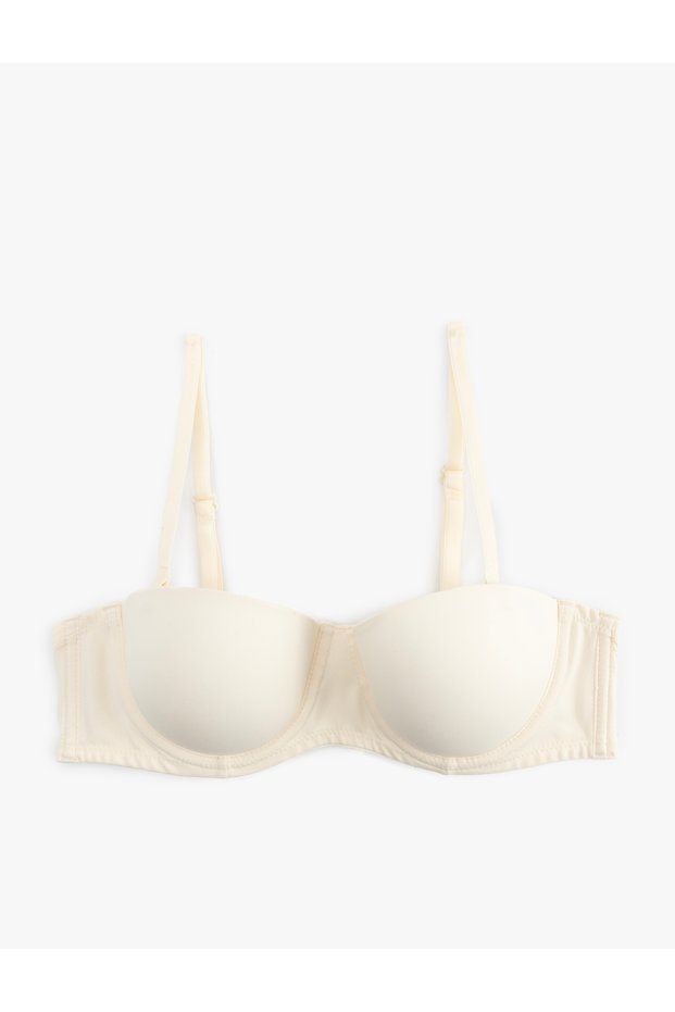 Removable Strap Supported Half Padded Bra