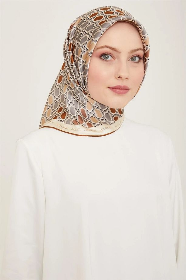 50 Twill Ipek Eşarp 9144d - 1