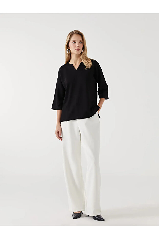 LCWAIKIKI Basic Kaçık Yaka Kadın Bluz - 2