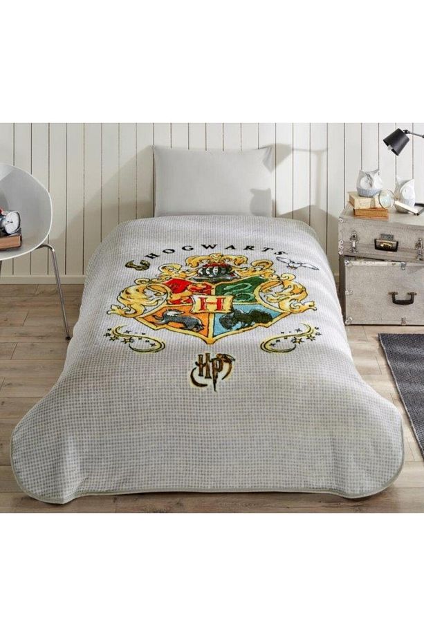 Harry Potter Hogwarts Magic Tek Kişilik Battaniye Lisanslı - 1