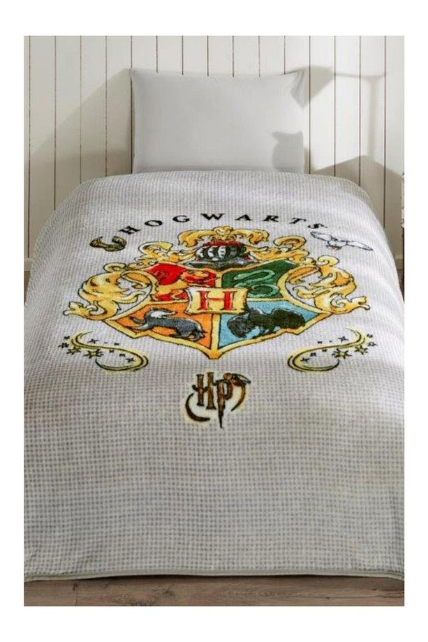 Harry Potter Hogwarts Magic Tek Kişilik Battaniye Lisanslı - 2