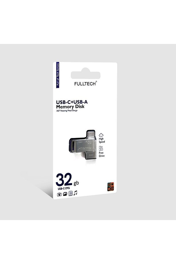 USB OTG Type-C USB Flash Bellek 2 In 1 Type-c Girişli Akıllı Telefon Uyumlu - 1