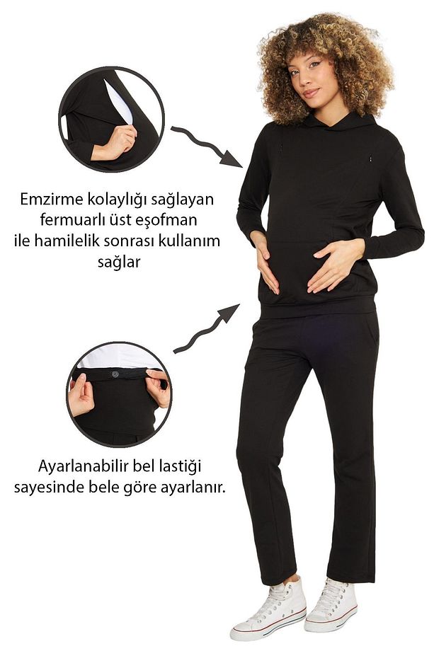 - MYRA8700 - Hamile ve Emzirme Eşofman Takımı - 1