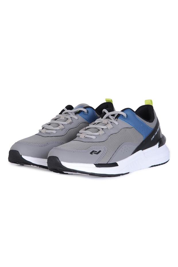 30607 Gray Blue Detailed Orthopedic Memory Foam Insoles Sneaker Comfortable Walking Sports Shoes
