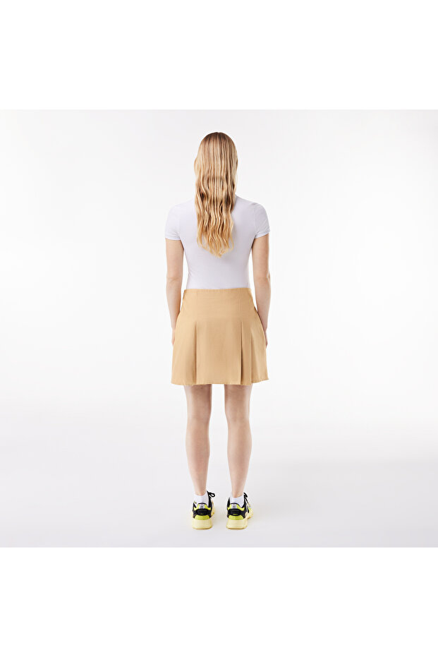 Kadın Regular Fit Bej Etek - 3