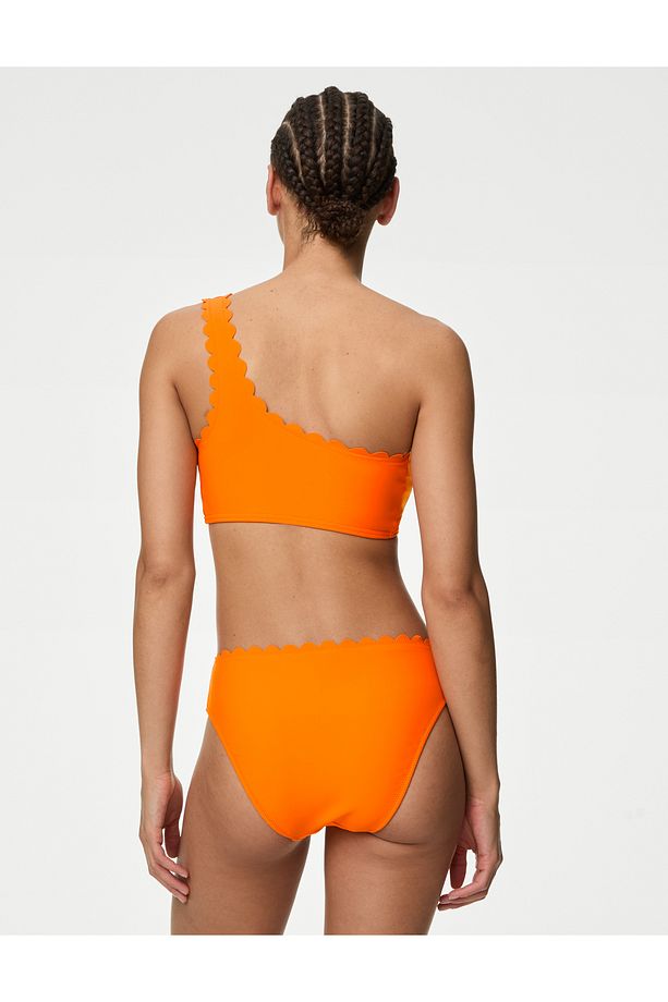 Regular Fit Tek Omuzlu Bikini Üstü - 4