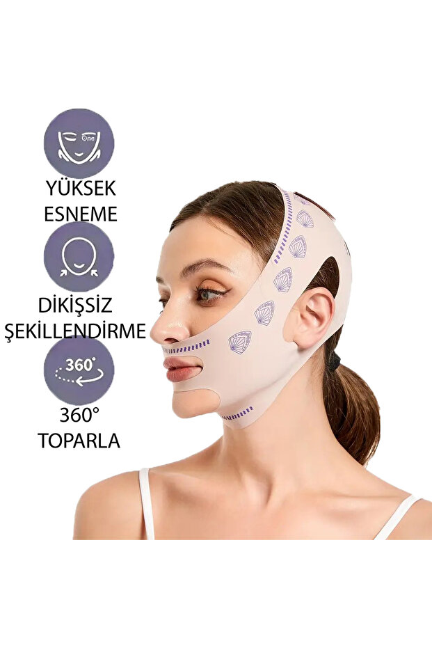 Chin Elastic and Breathable Beauty Strap Chin Mask Face Belt