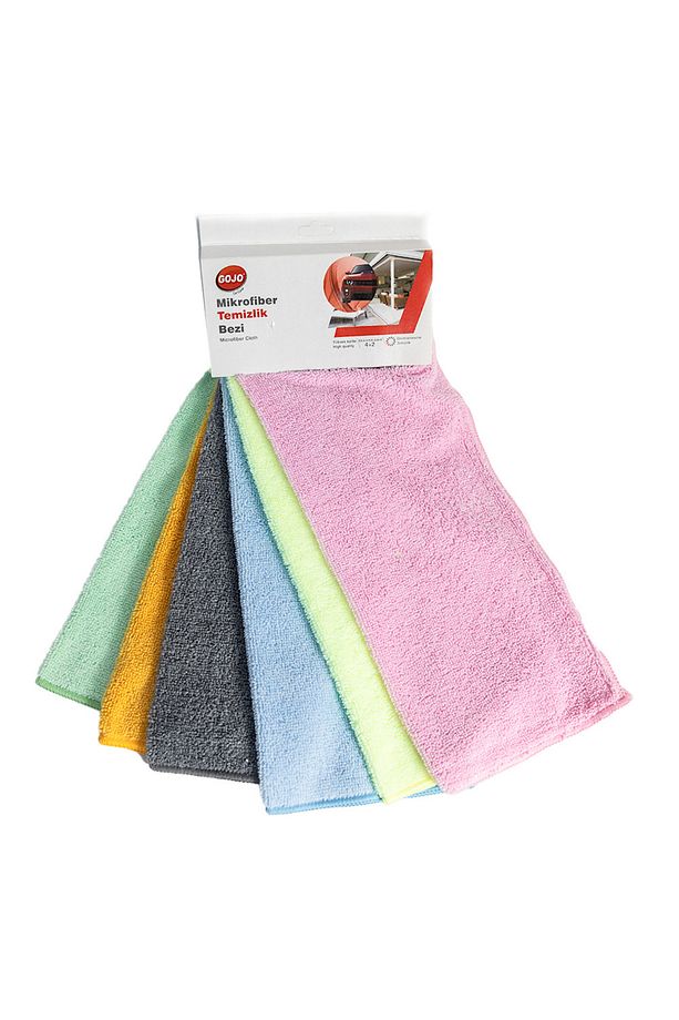 Mikrofiber Temizlik Bezi 6 Adet 30x40 Cm - 1
