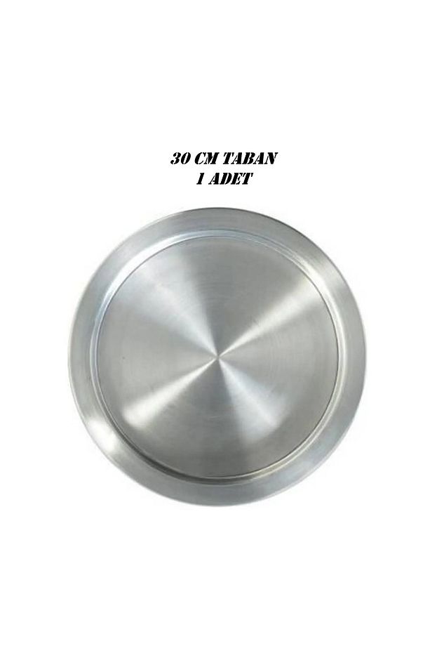 1 adet alüminyum 30 cm taban künefe ve kadayıf tepsisi & tabağı - 1