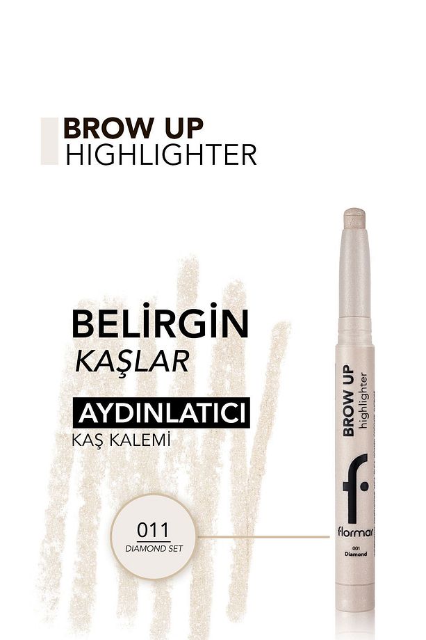 Aydınlatıcı Kaş Kalemi Brow Up 3'lü Set- Diamond - 4