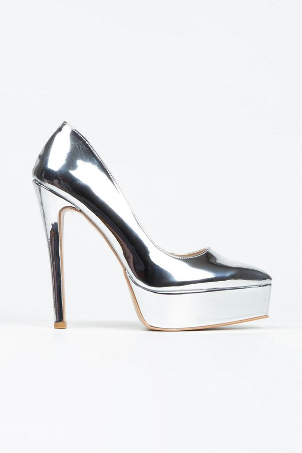 Kadın Yüksek Platform Topuklu Stiletto Abiye Ayakkabı - 3
