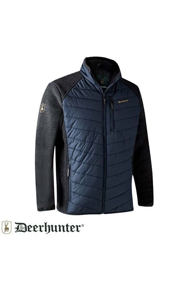 Moor Padded Navy Blue Coat