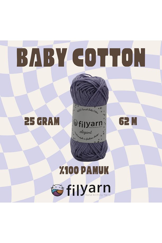 Baby Cotton El Örgü Ipi 25 gram Oeko-tex Sertifikalı Pamuk Ipi Bebek Ipi Yelek Ipi Punch Ipi - 2
