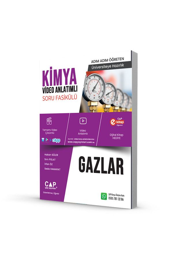 Çap Kimya Gazlar Video Anlatımlı Soru Fasikül - 3