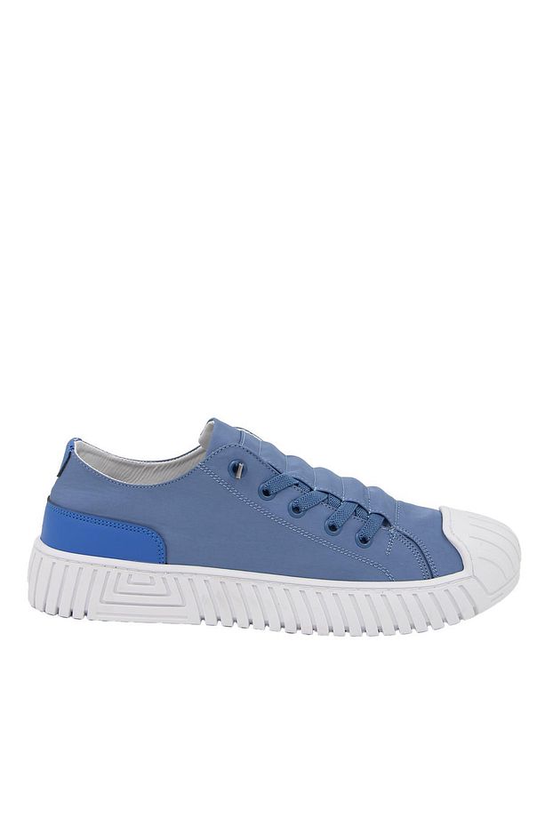 KETEN YAZLIK KOT MAVİ UNİSEX SNEAKER AYAKKABI TAM CONFOR MODEL HAFİF MODEL - 4