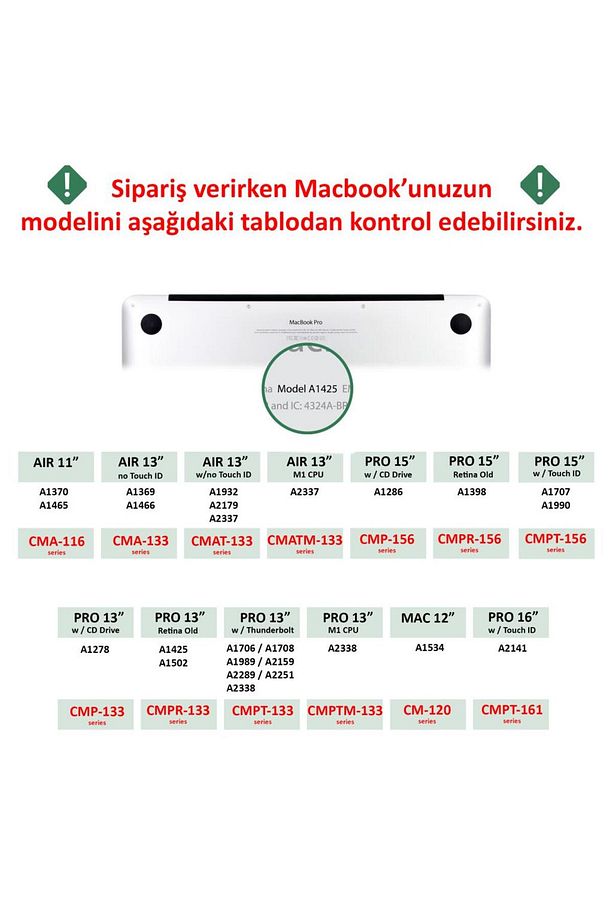 Apple 13" Macbook Pro A2338 M1 Kristal Turuncu Kılıf Koruyucu Ekran Filmi - 4