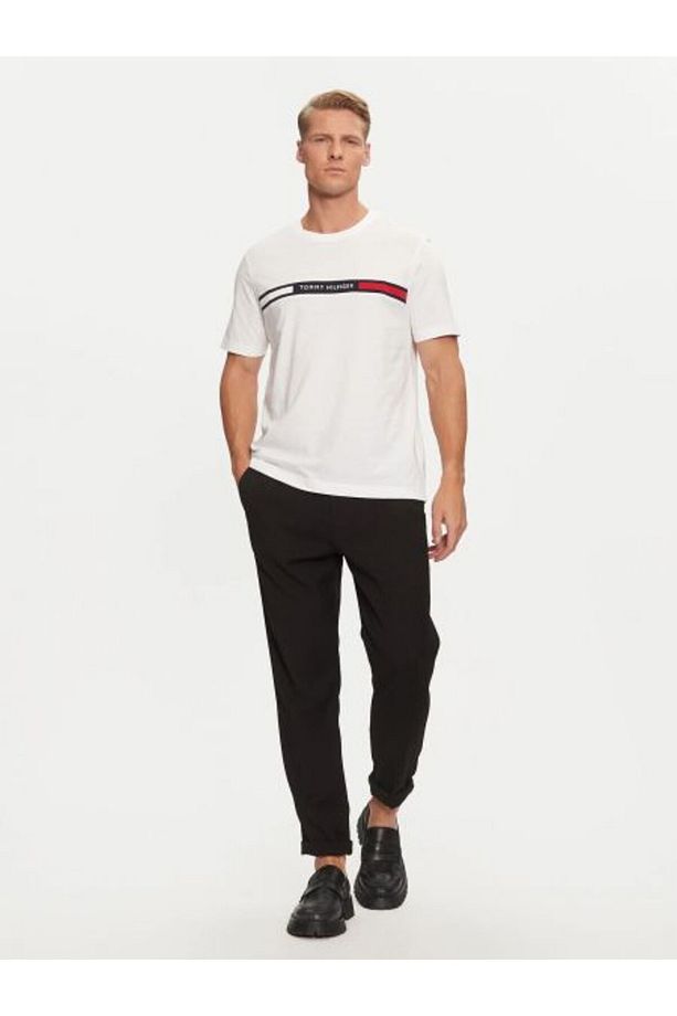HILFIGER CHEST INSERT TEE - 3