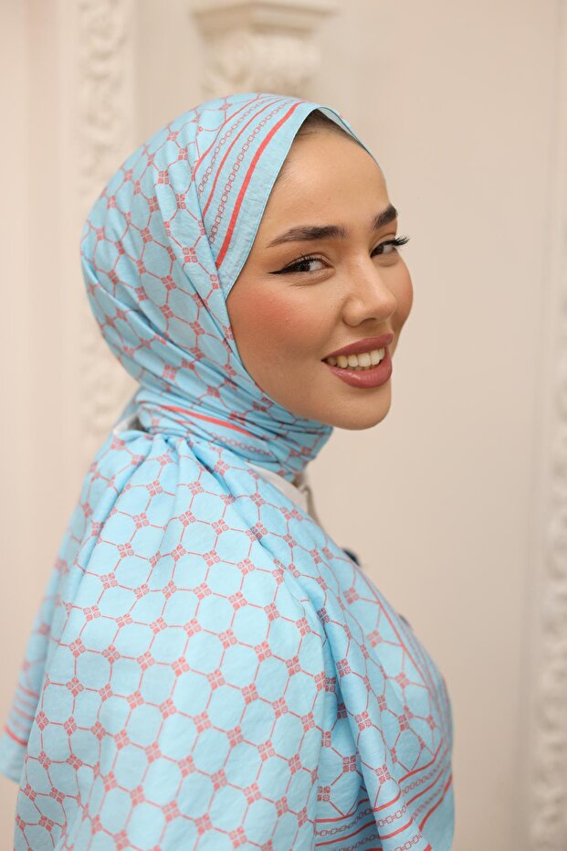 Olinda Shawl - 49005 - 09 Blue Orange