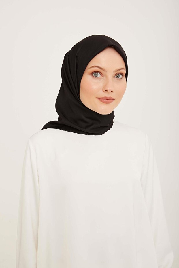 Black Sport Background Scarf 1073 - Solid Color
