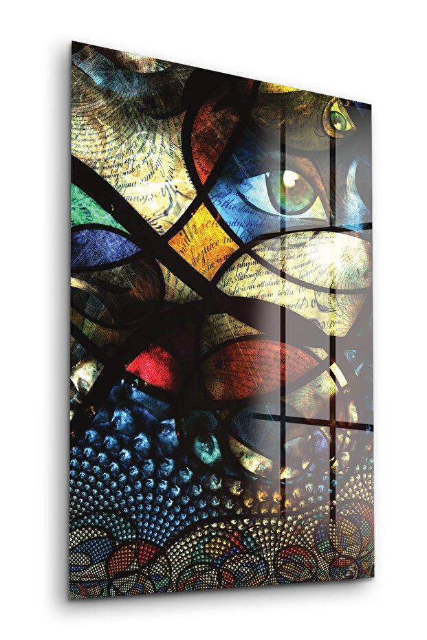 Glass Table Mixed Pattern - 1