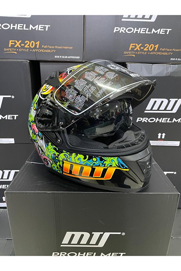 801 KASK YEŞİL EJDERHA - 4