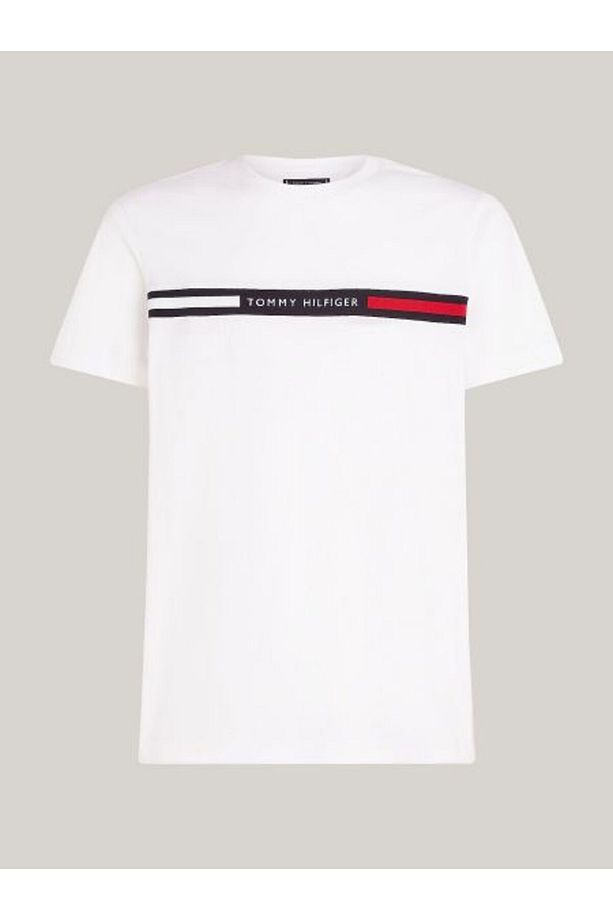 HILFIGER CHEST INSERT TEE - 6