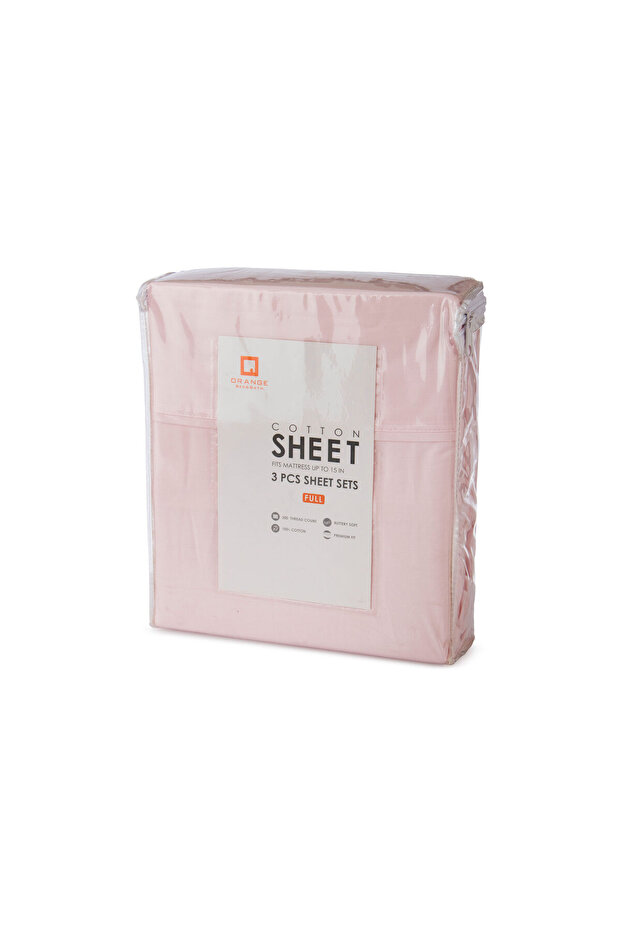 Bed Sheets | طقم شراشف قطن مفرد 3 قطع 200 غرزة - 3