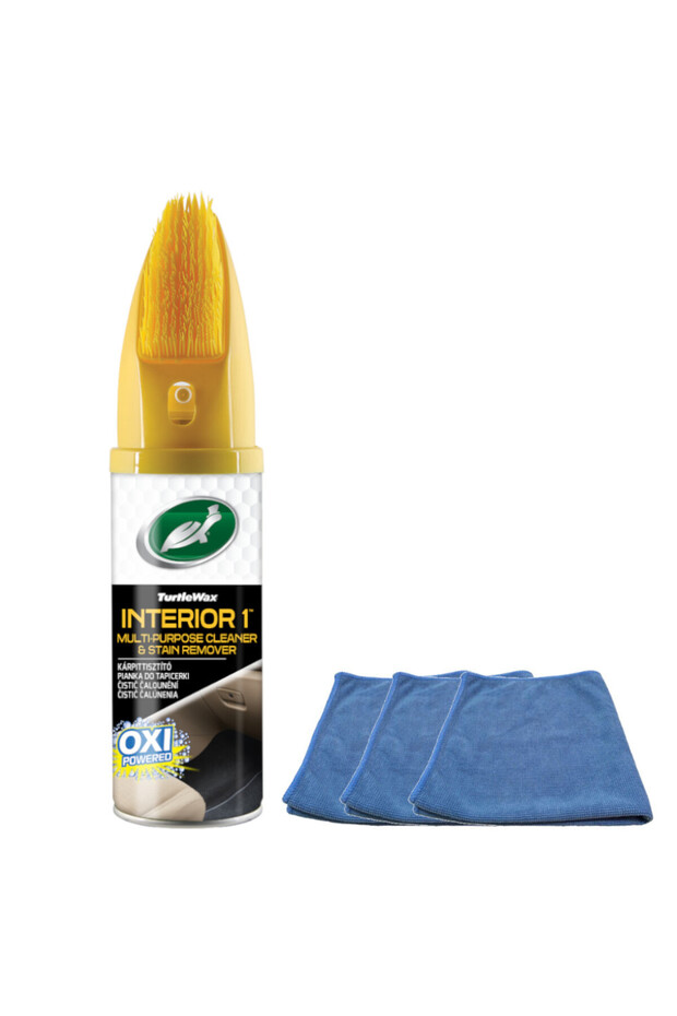 Fırçalı Koltuk, Döşeme Ve Halı Temizleyici 400 ml Mikrofiber Bez 3 Adet - 1
