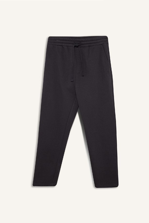 Regular Fit Eşofman Altı Içi Polarlı Basic Düz Cepli Beli Bağcıklı Düz Paça D7836ax25sp - 7