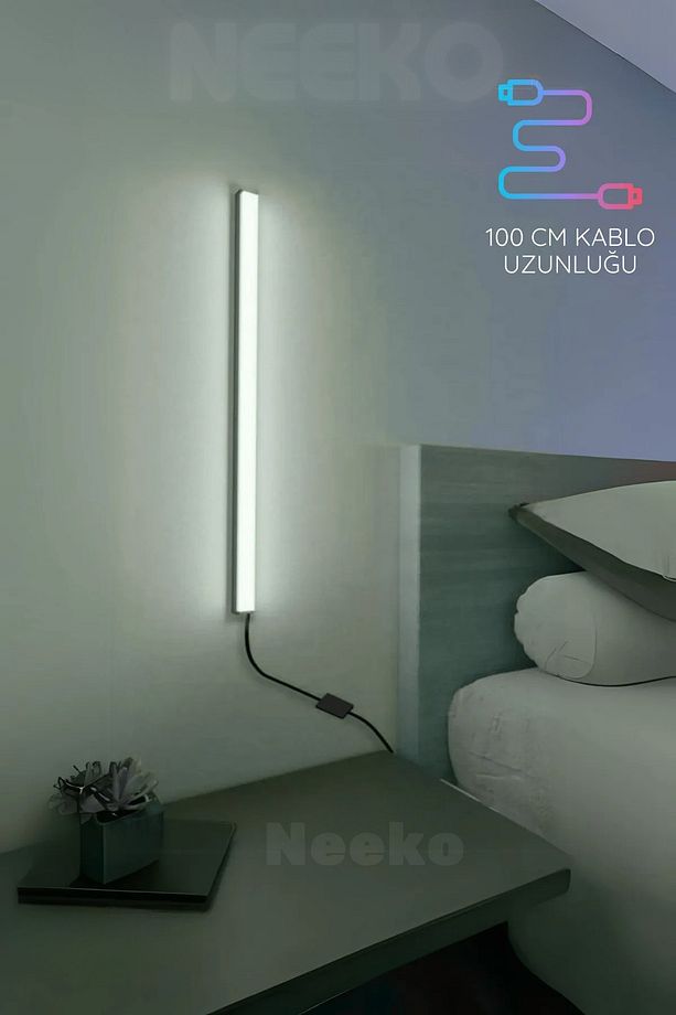 Mini Stick Uzaktan Kumandalı Rgb Led 16 Renk Aplik 54 Cm - 2