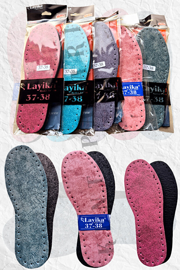 Bydev 4 Çift Karışık Patik Tabanı Hazır Delikli - 3