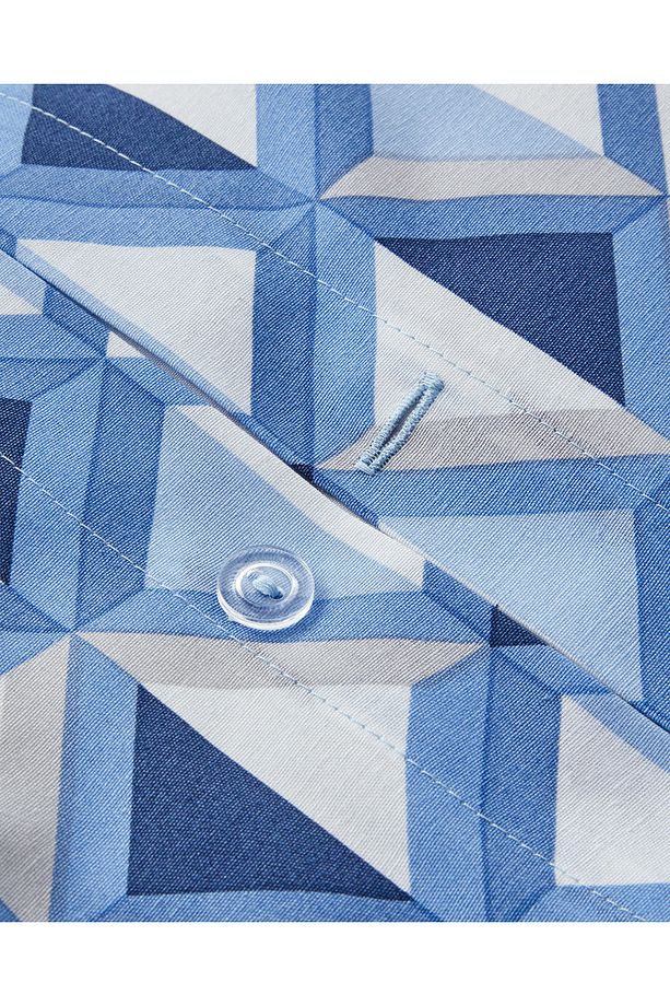 Mini Argyle Çift Kişilik Nevresim Takımı Mavi - 4