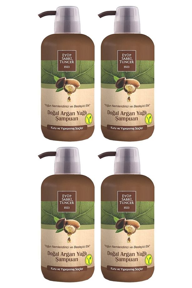 Doğal Argan Yağlı Şampuan 600 ml X4 Adet - 1