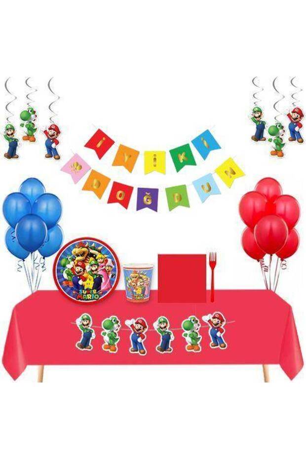 Super Mario Party Set - Economical for 8 People