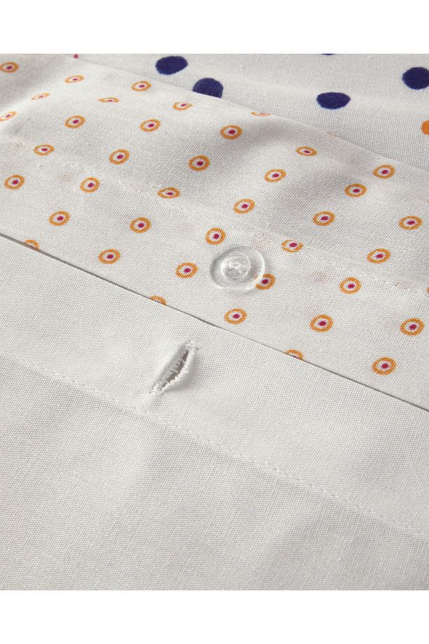 Palmy Patchwork Tek Kişilik Nevresim Seti Turuncu – Bej - 5