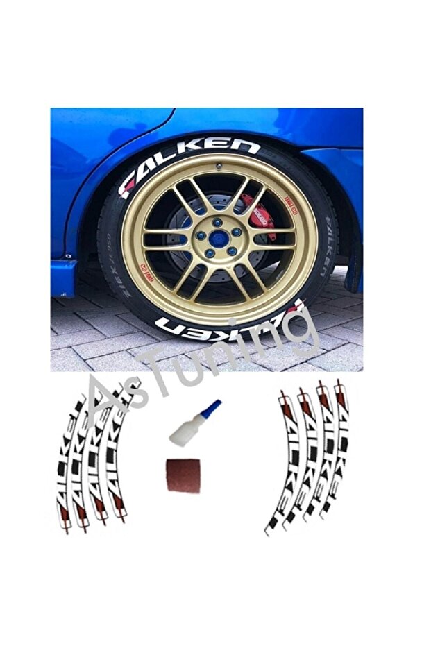 مطاط PVC 4 قطع حروف مطاطية Falken