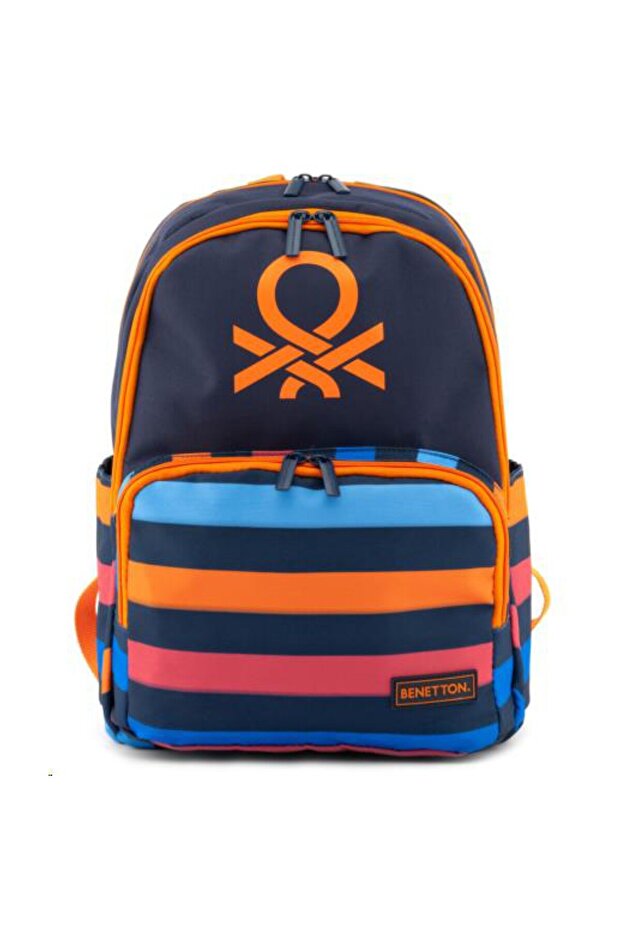 Striped Detailed Boys' Elementary School Backpack