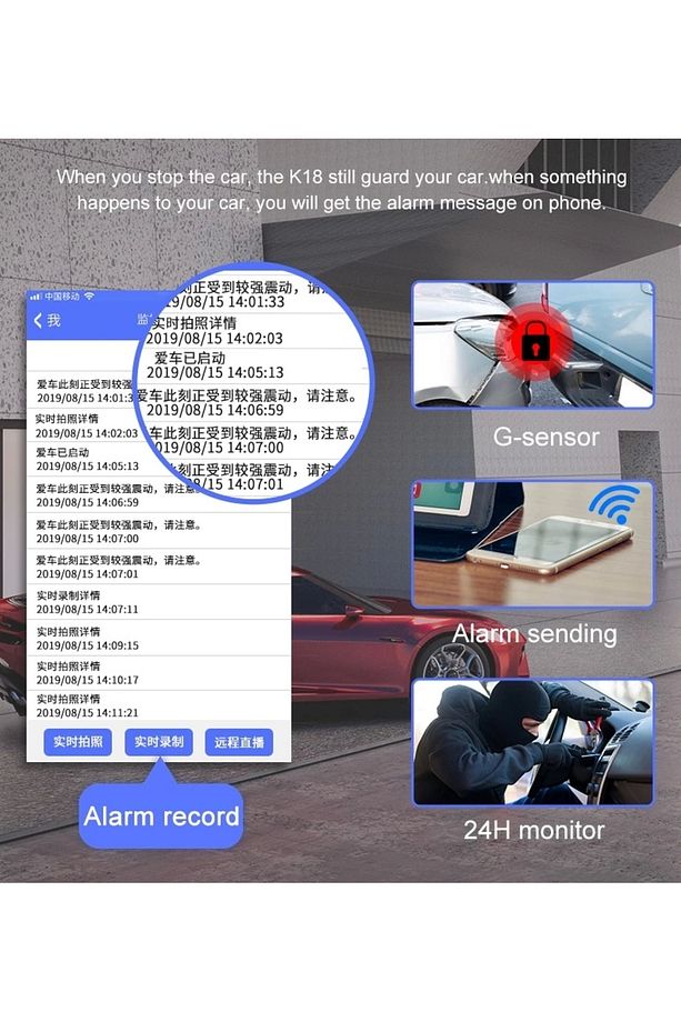 İdragon K18 4G Li Sim Kartlı Araç Kamerası - 6
